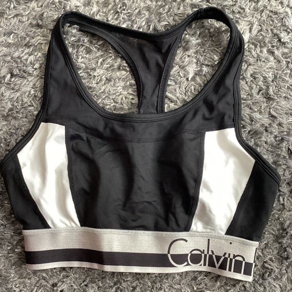 Calvin Klein Other - Calvin Klein Performance Sports Bra Size Med Racer Back